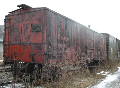 B&O M-26a box car end.