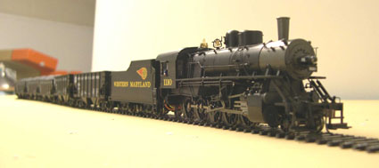 A train load of coal comes in from the C&I line.